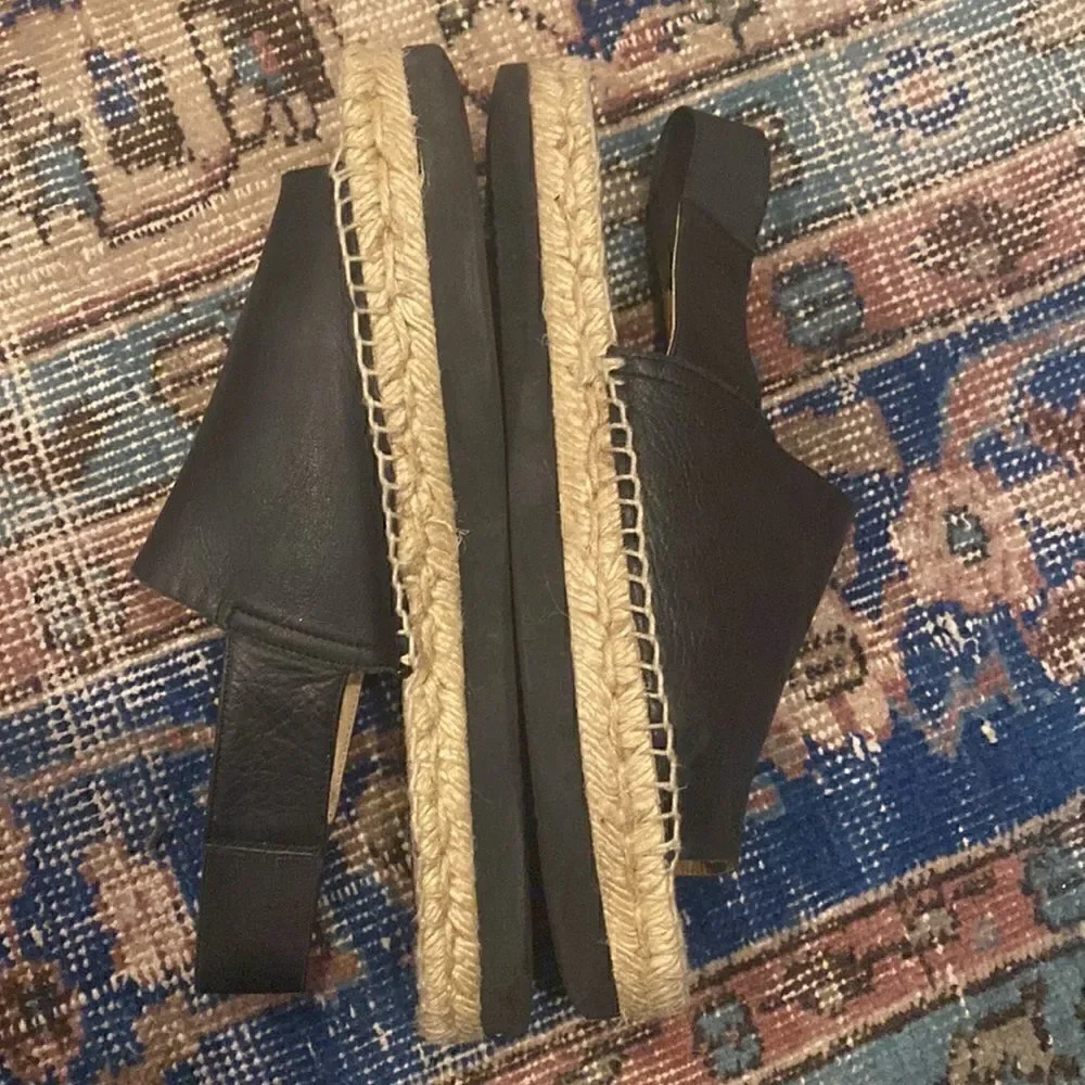 Palomitas by Paloma Barcelo Black Espadrilles